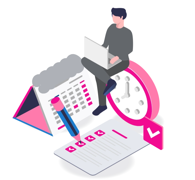 日程調整イメージイラスト